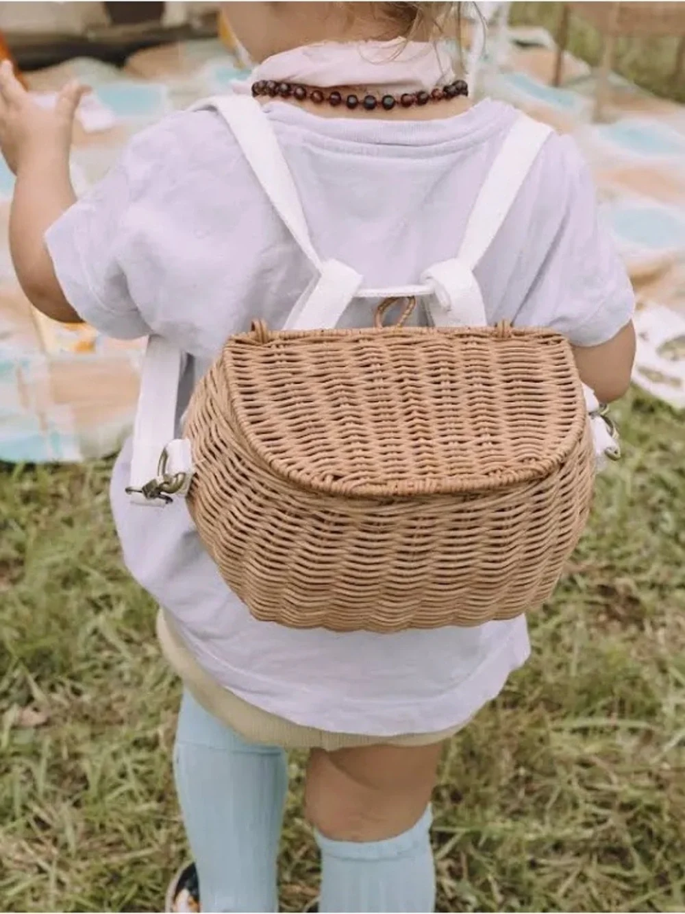 Toddler Rattan Basket – Olli Ella Mini Chari Bag
